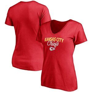 V-Neck Kansas City Chiefs Graphic Tee